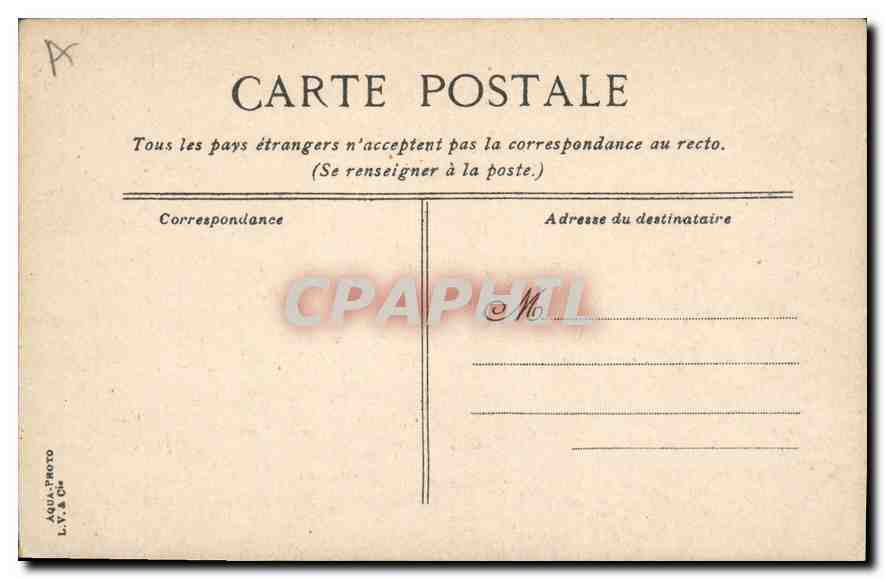 CPA Valence Parvis de la Cathedrale  — Rückseite