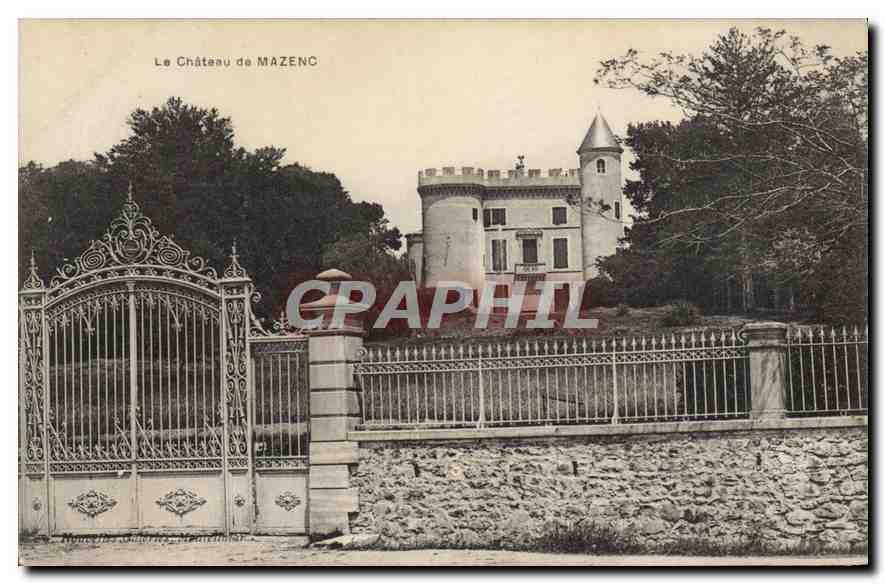 Le Château de MAZENC — éditeur non visible, n° de série non visible