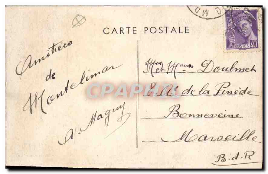 Montélimar (Drôme) — La Terrasse du Jardin — CPAPHIL — Rückseite