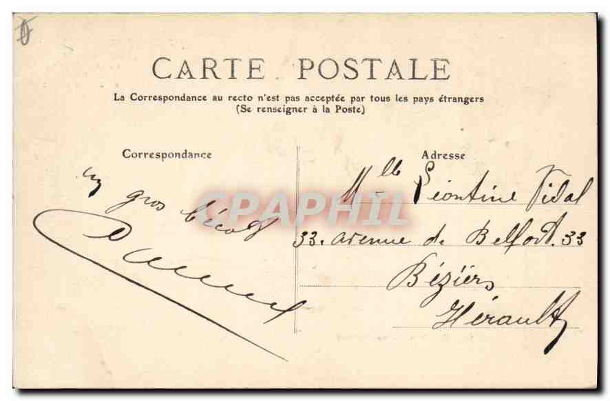 Le Lion et le Rat — Montélimar, Jardin public — La Drome Pittoresque, n°2398 — Verso
