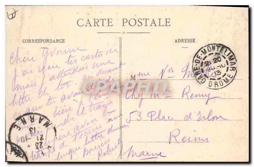 CPA Chateau de Mazenc toubet ancien President de la Republique  — Rückseite