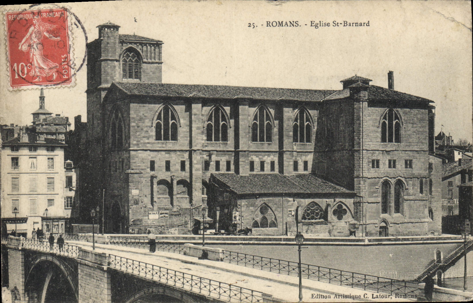 CPA Romans Eglise St Barnard 