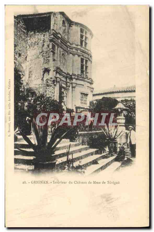 CPA Grignan interieur du Chateau de Mme de Sevigne 