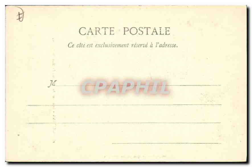 CPA Grignan interieur du Chateau de Mme de Sevigne  — Rückseite