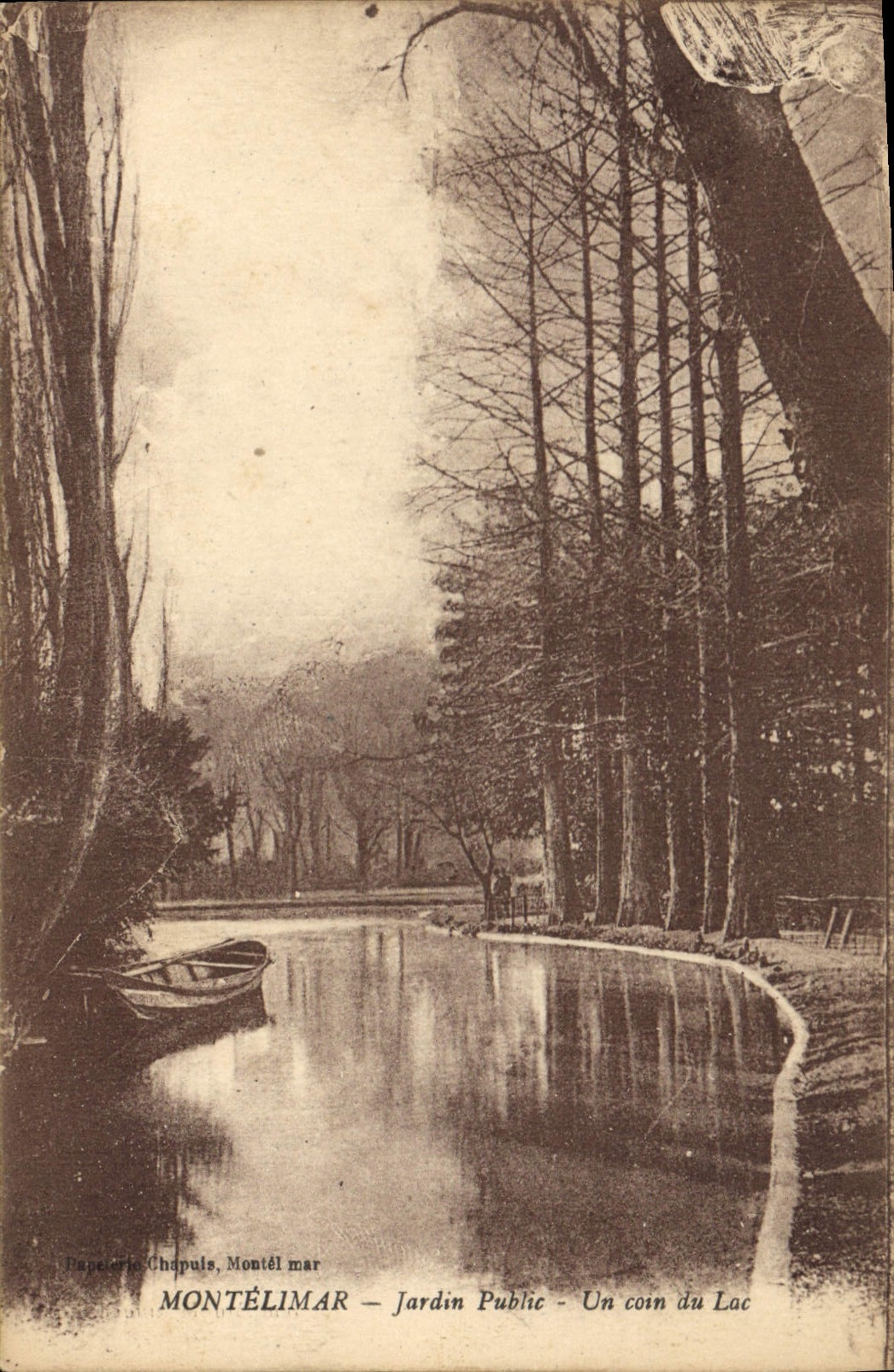 Montélimar — Jardin Public — Un coin du Lac