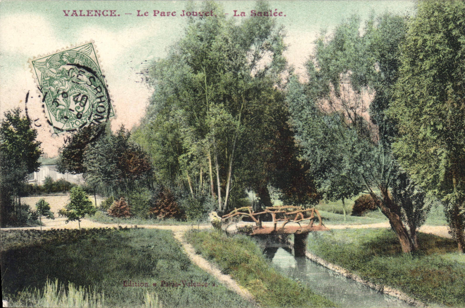 CPA valence le parc jouvet la saulee