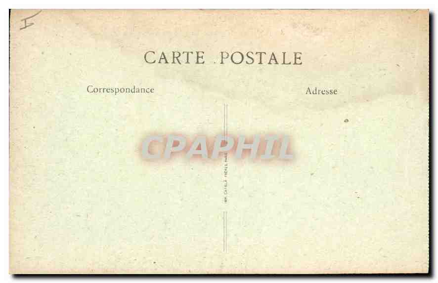 CPA monelimar drome la terrasse du jardin — Rückseite