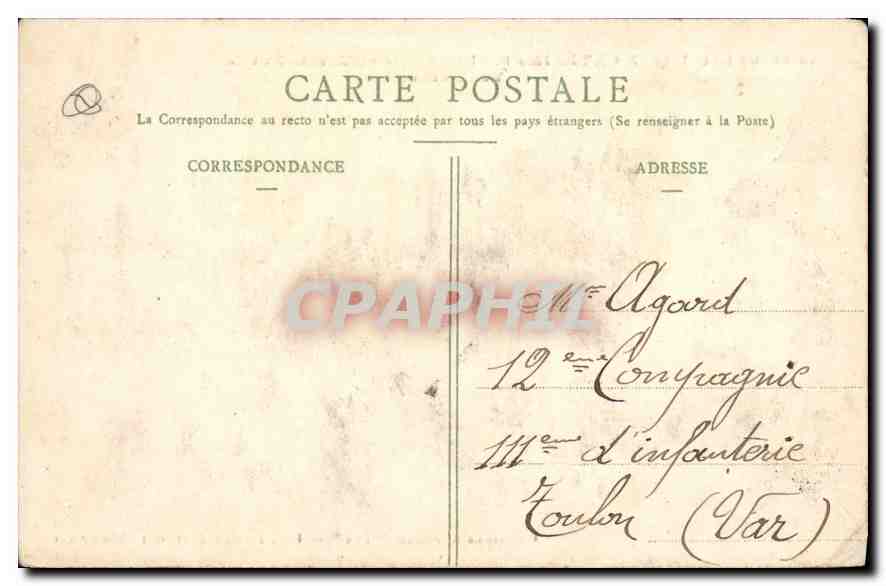 CPA La drome illustree montelimar une visite au javdin public vue d'ensemble — Rückseite