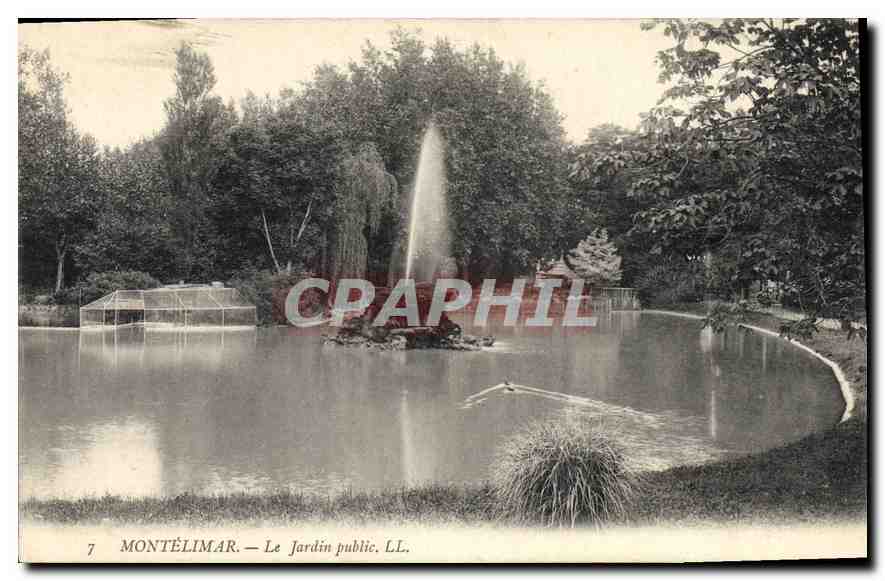Montélimar — Le Jardin public — LL. n°7
