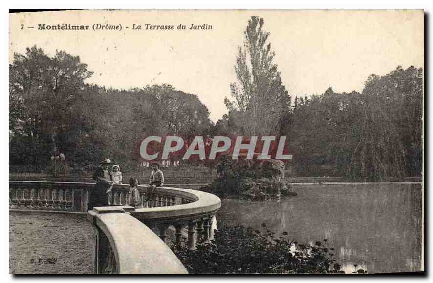 Montélimar (Drôme) — La Terrasse du Jardin — B. F. éditeur