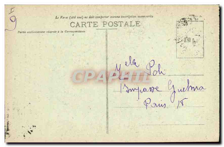 CPA Dreux chapelle saint louis Vitrail La resurrection — Verso