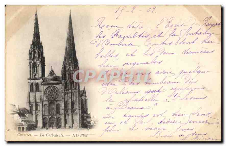 CPA Chartres La Cathedrale