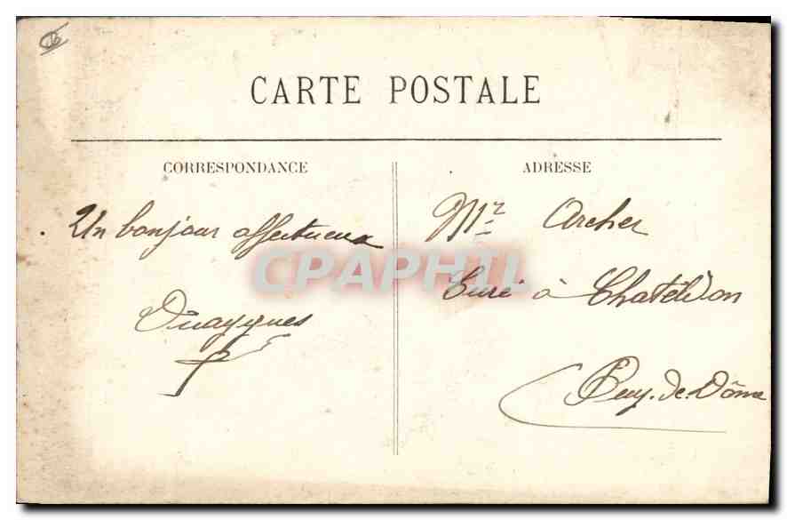 Chartres - La Cathédrale — éditeur L. Lasser, n°1 — Rückseite