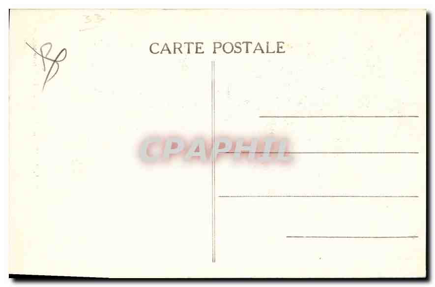 CPA Bordeaux La Grosse Cloche — Rückseite