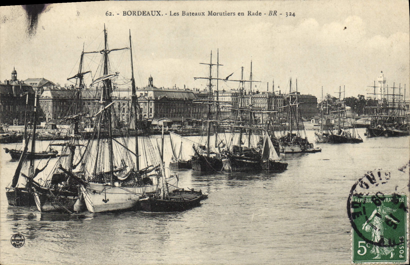 Bordeaux — Les Bateaux Morutiers en Rade — BR 324