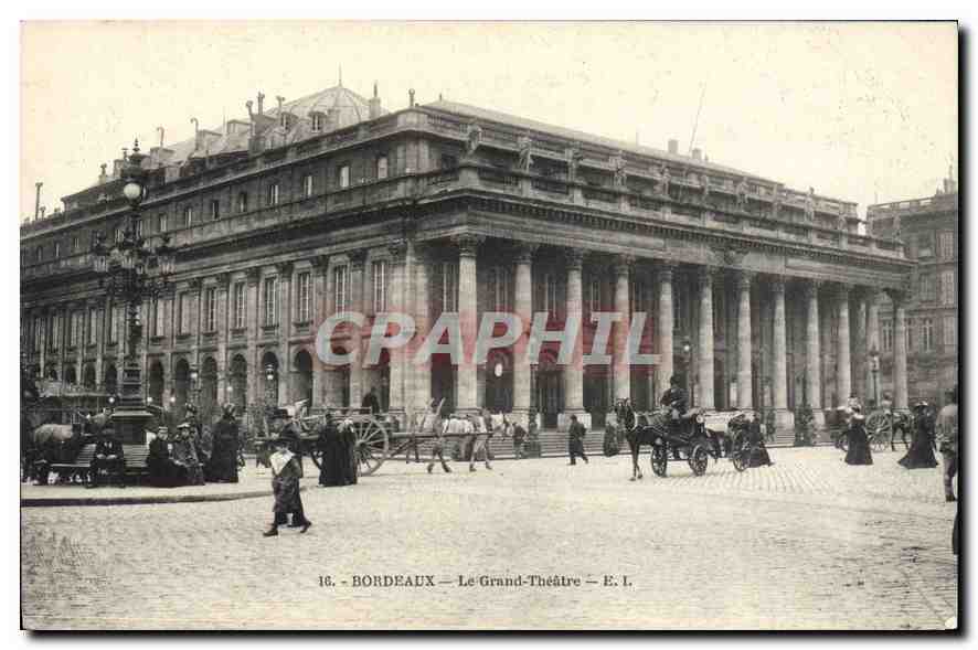 CPA Bordeaux Le Grand Theatre