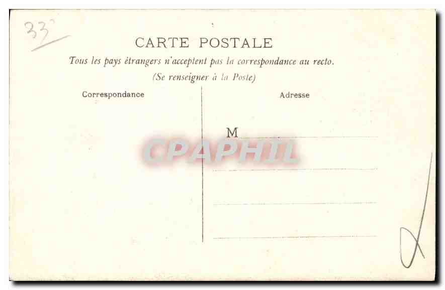 Bordeaux - La rue Clare et la flèche Saint-Michel — PP, n° 145 — Verso