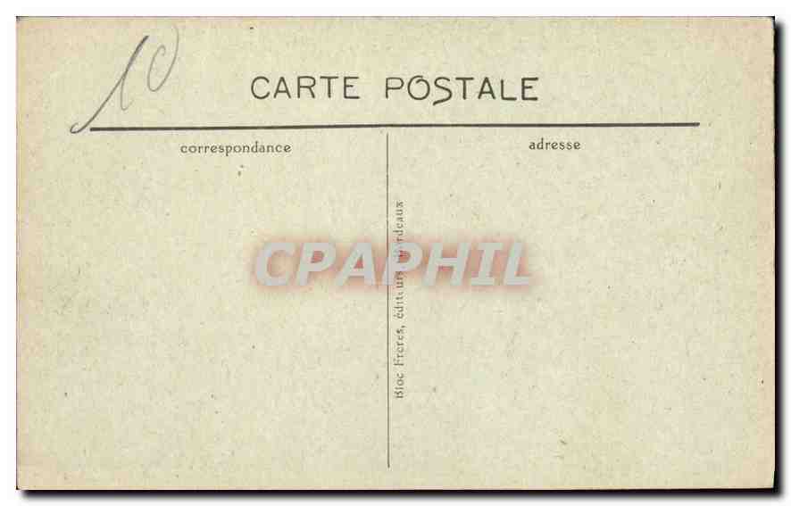 CPA Bordeaux Panorama de la Ville — Verso