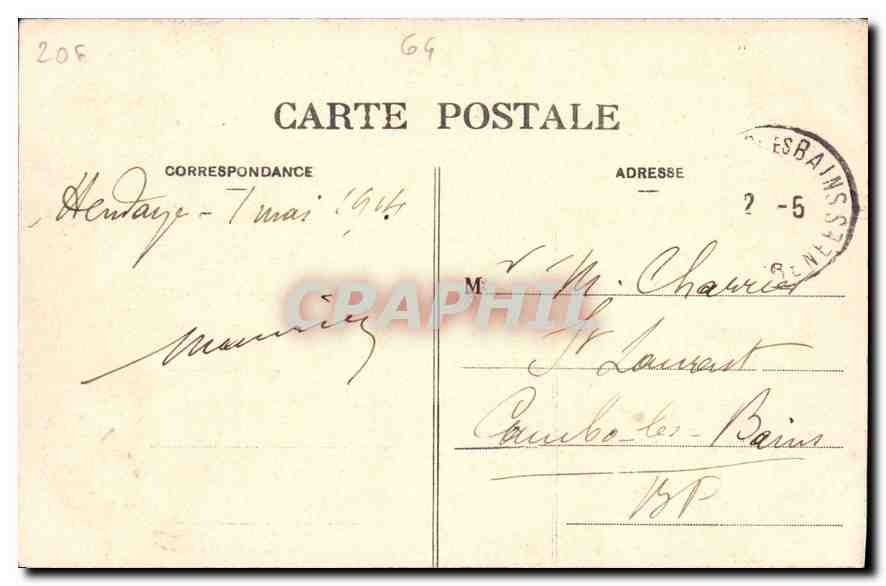 Panorama de Fontarabie, Hendaye, Saint-Jean-de-Luz, de la Côte-d'Argent — M. D. — n°28 — Verso