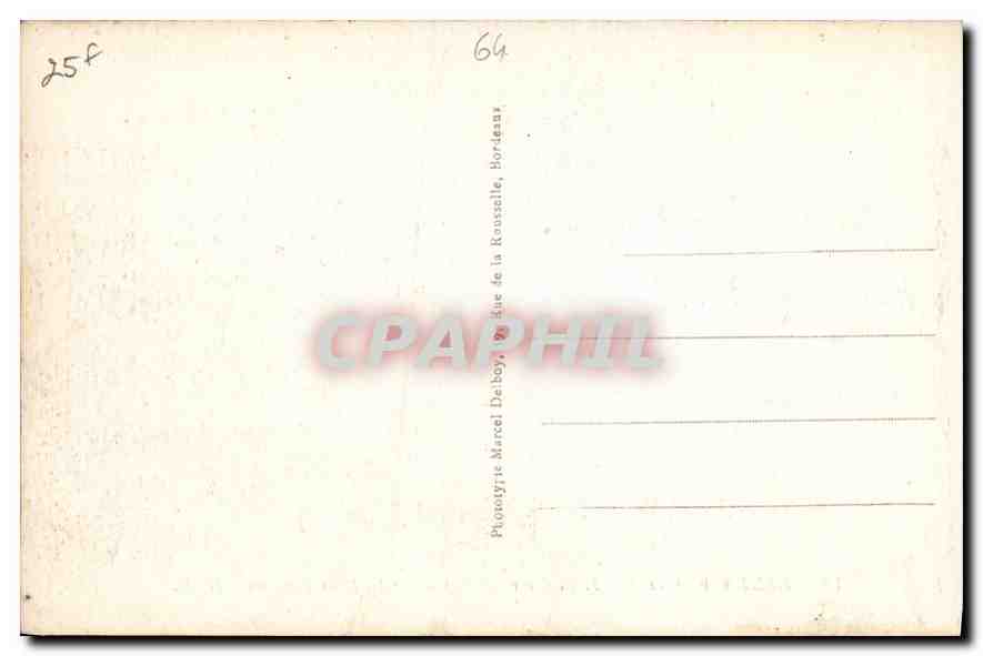 Hendaye (B.P.) — Le Boulevard de la Plage et les Deux Jumeaux — M. D. — Rückseite
