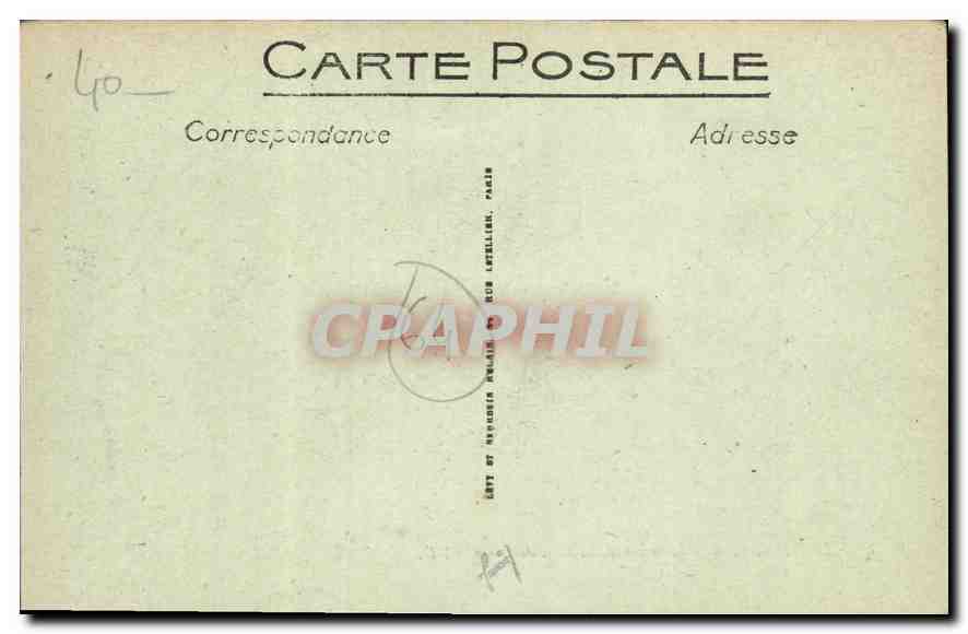 Hendaye — Sanatorium de la Ville de Paris — Éditeur : Carte de l'Atelier de M. Lefèbvre, Paris — Reverso
