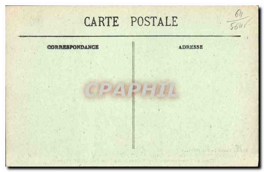 CPA Hendaye Vue Fontarabie La Bidassoa et le Jaizquibel(Espagne) — Back