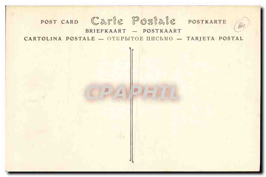 CPA Hendaye La Maison de Pierre Loti — Verso