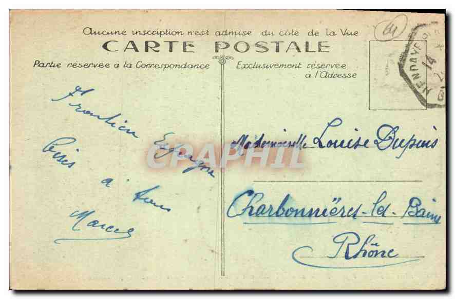 CPA Hendaye Route de la Plage Hotel Eskualduna les Villas Cap Figuier(Espagne) — Rückseite
