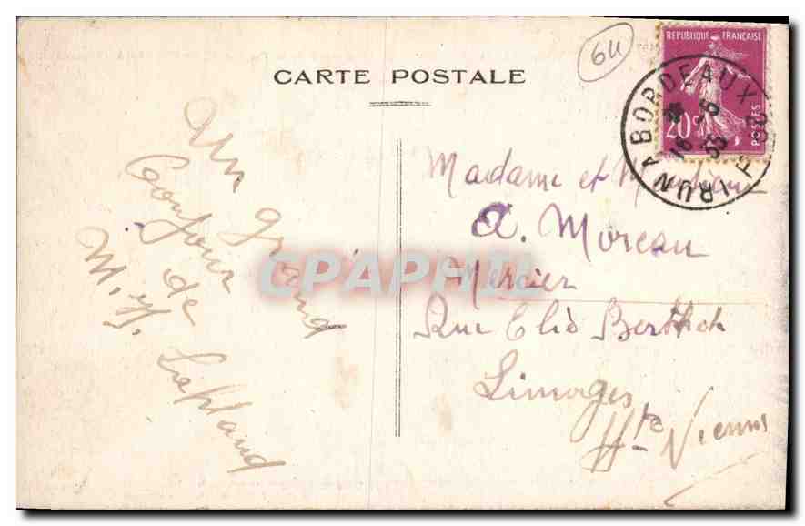 Hendaye (B.P.) — Plage, Boulevard de la Plage et FUENTERRABIA (Espagne) — Edit. J.-B. Cournot, Tabac Souvenirs — Rückseite
