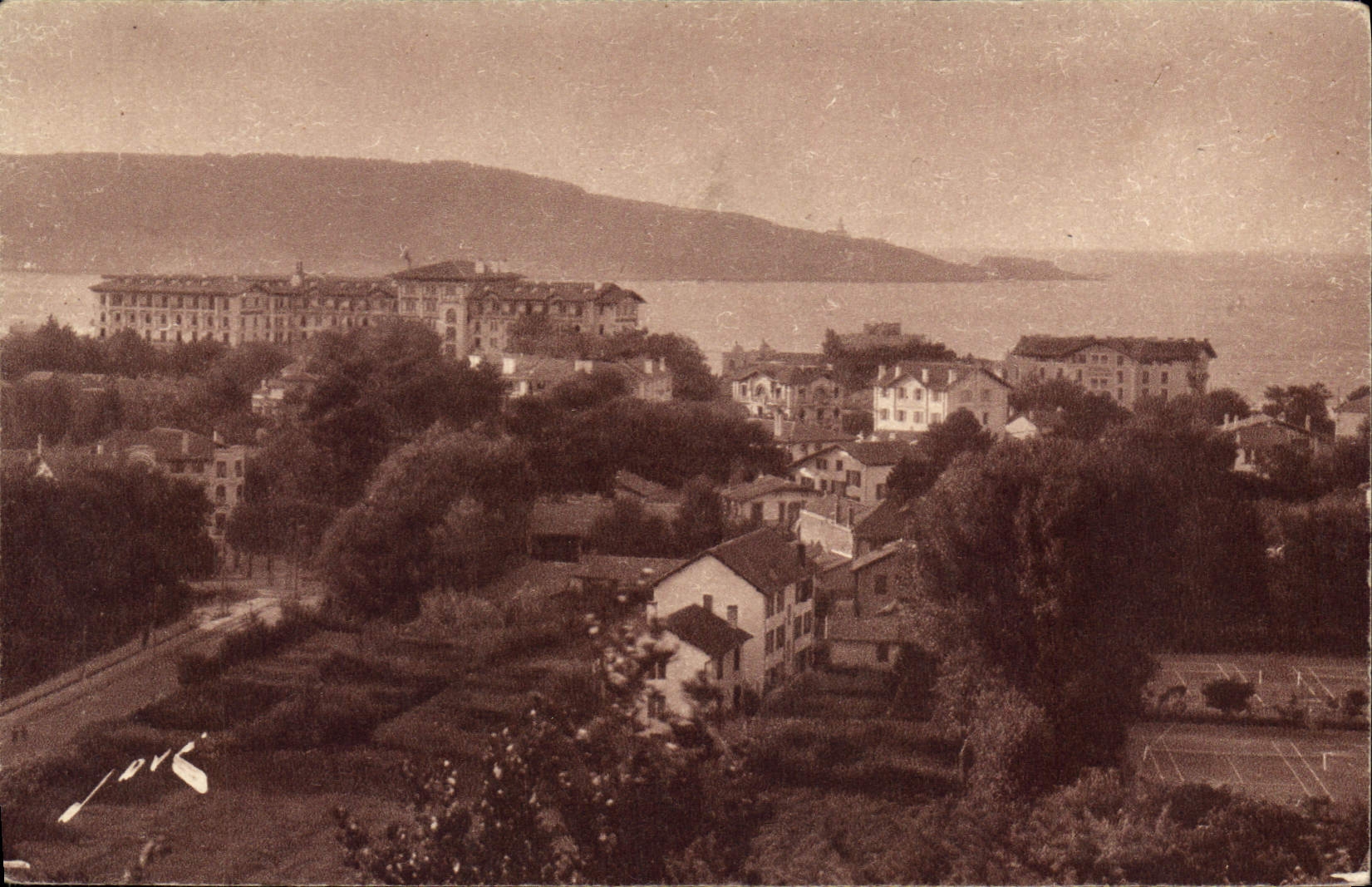 Hendaye-Plage et l'Hôtel Eskualduna — Éditions Jové, Pau — N° 271