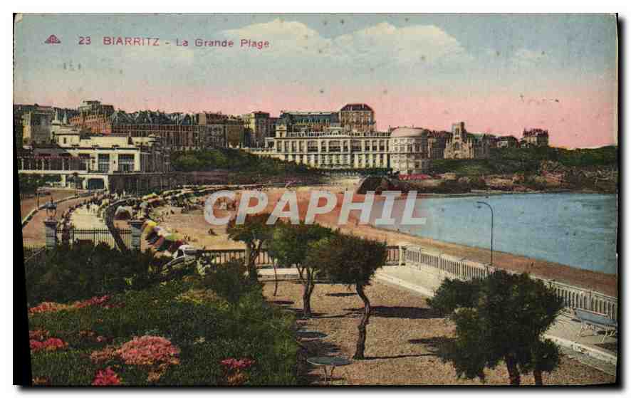 CPA Biarritz La Grande Plage