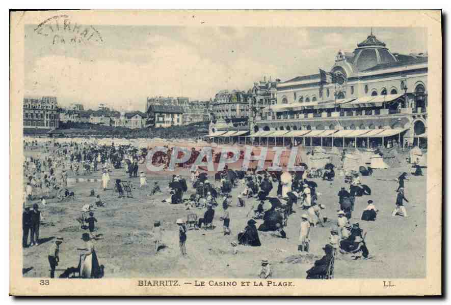 Biarritz — Le Casino et la Plage — LL. n°33