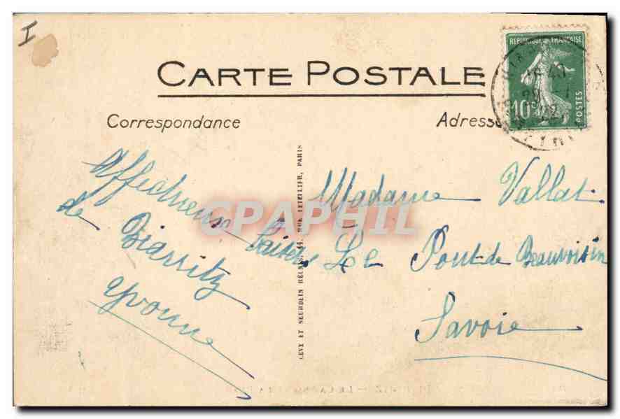 Biarritz — Le Casino et la Plage — LL. n°33 — Rückseite