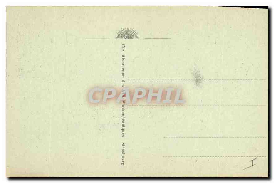 CPA Biarritz Villa Belza — Verso