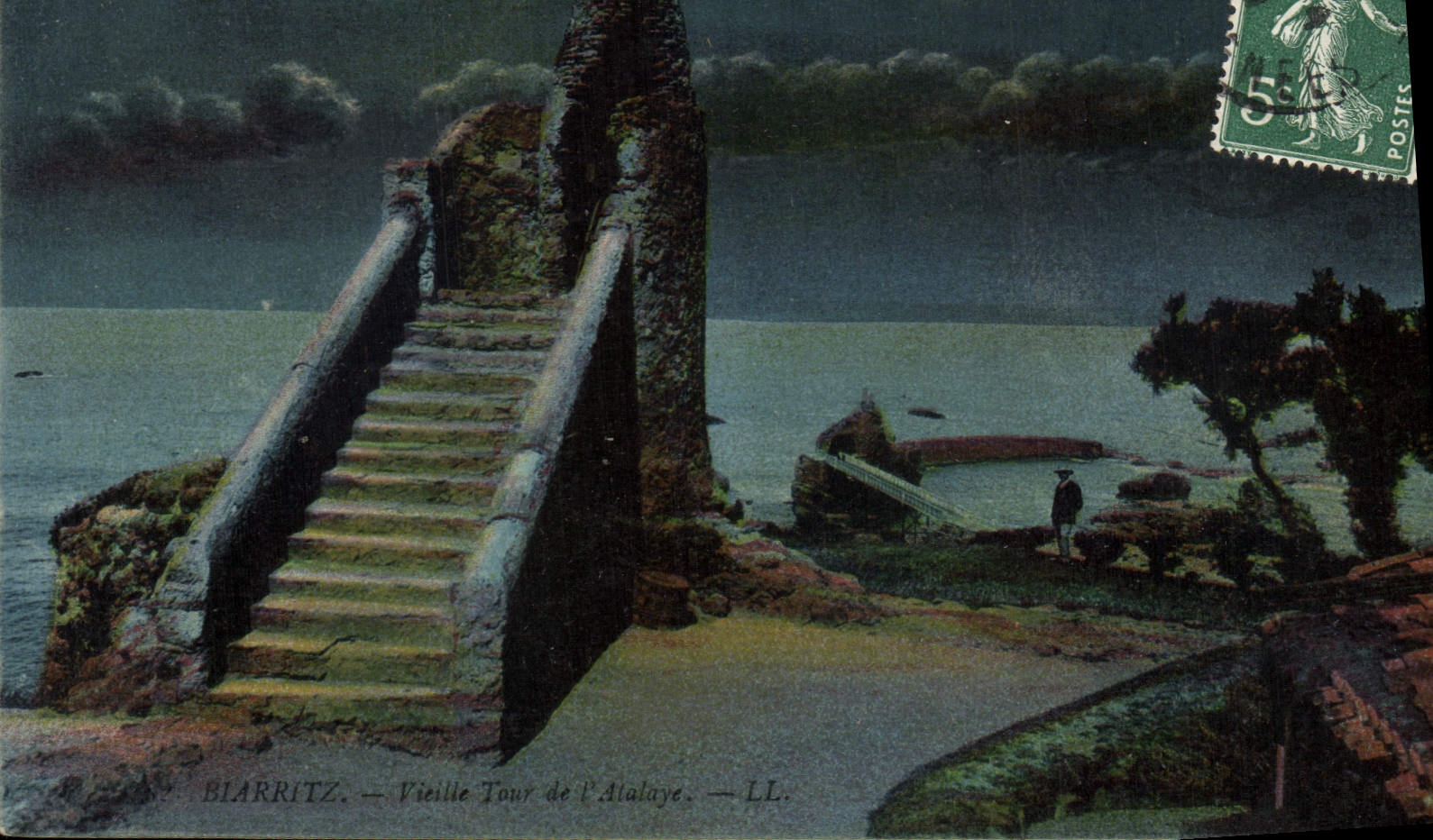 CPA Biarritz Vieille Tour de l'Atalaye