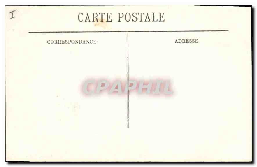 CPA Biarritz Effet de Vagues — Verso