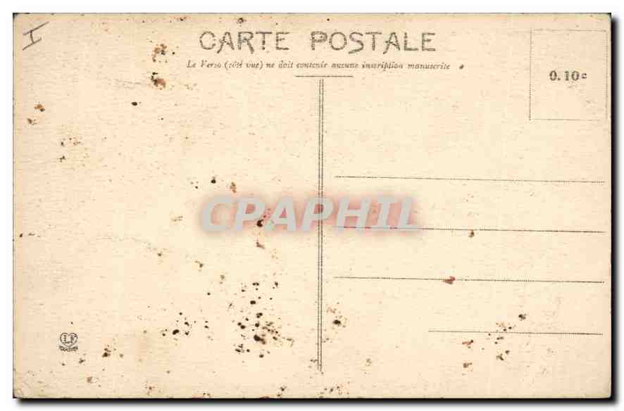CPA Biarritz Les Basses Pyrenees Ruines de la vierge et semaphore — Verso