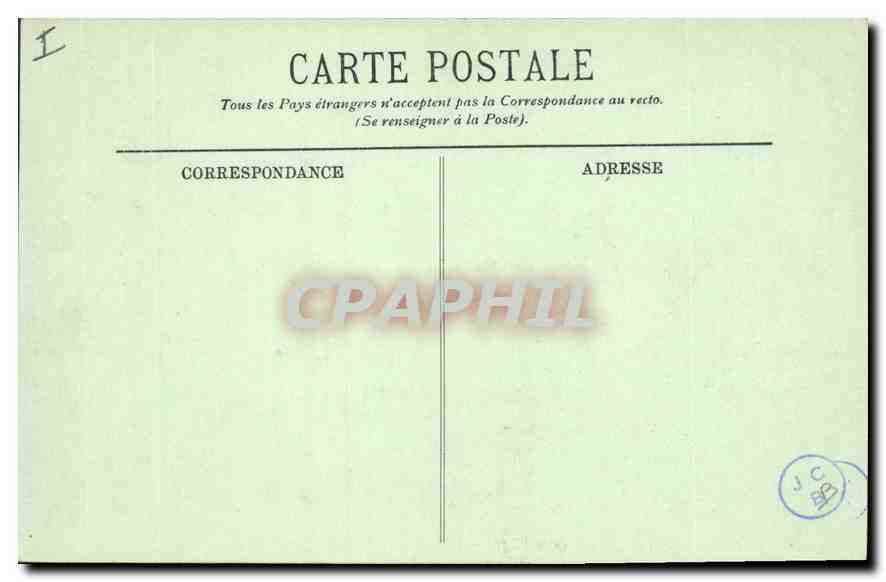 CPA Biarritz Vue generale de la Plage — Rückseite