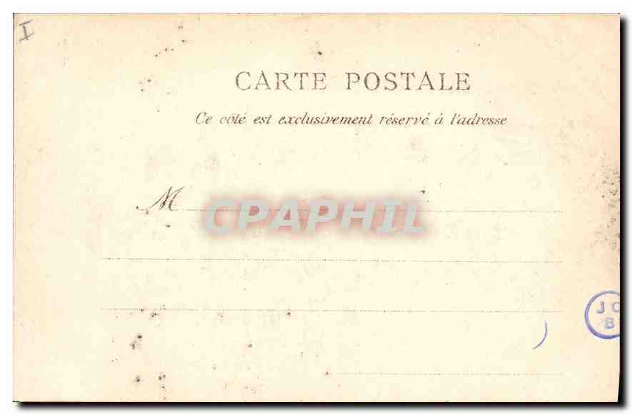 CPA Biarritz La Plage et le Casino — Verso