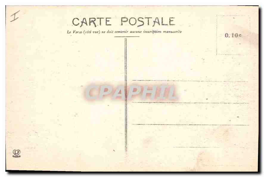 CPA Biarritz Les Basses Pyrenees Rocher du Basta et Navires en Rade — Rückseite