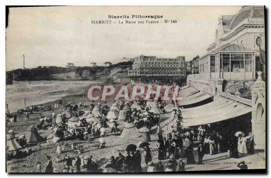 CPA Biarritz Pittoresque La Reine des Plages