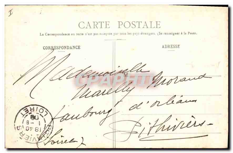 CPA Biarritz Artistique La Grande Plage — Verso