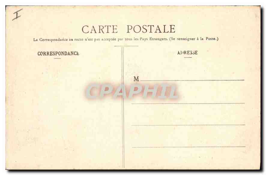 CPA Biarritz Artistique Vue generale prise de la Point du Phare — Rückseite