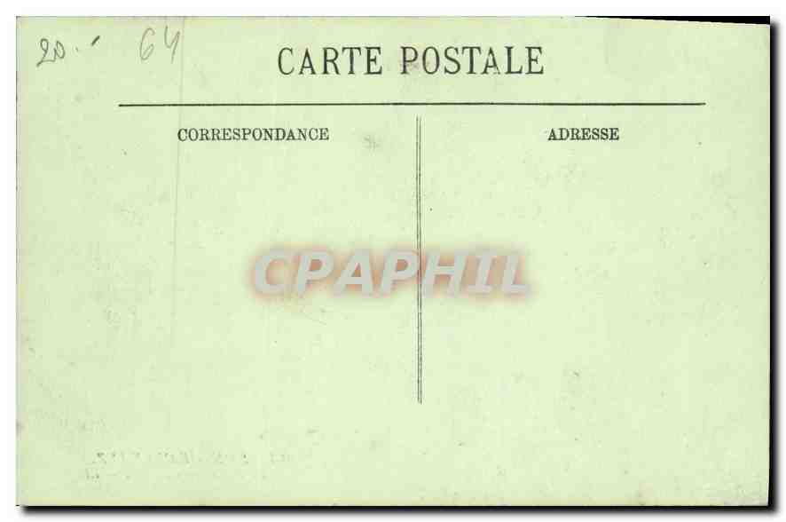 CPA Saint Jean de Luz La Maison de l'Infante — Verso