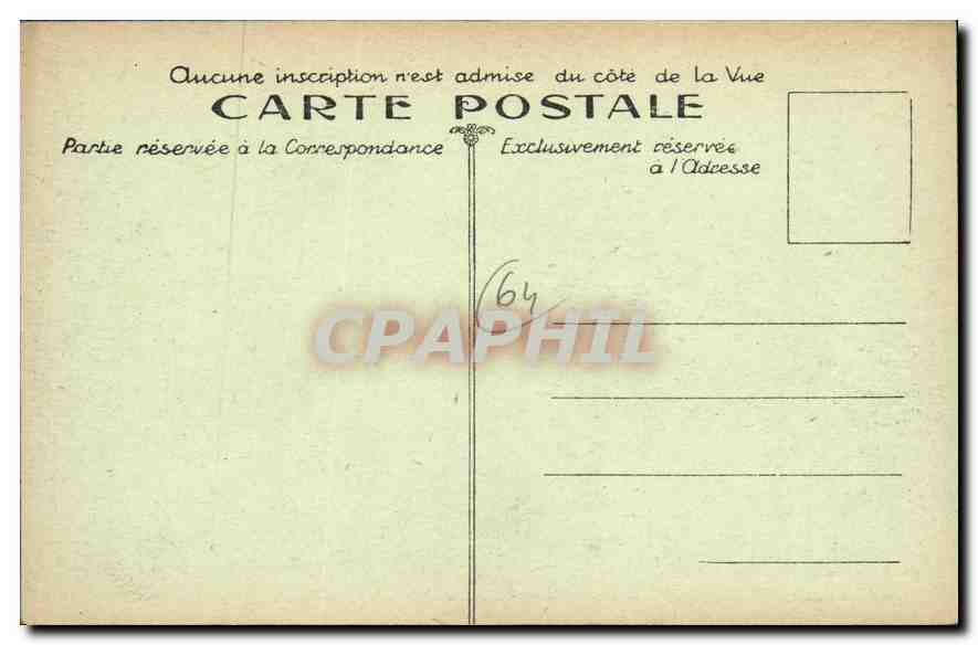 CPA Saint Jean de Luz La Baie vers Sainte Barbe — Verso