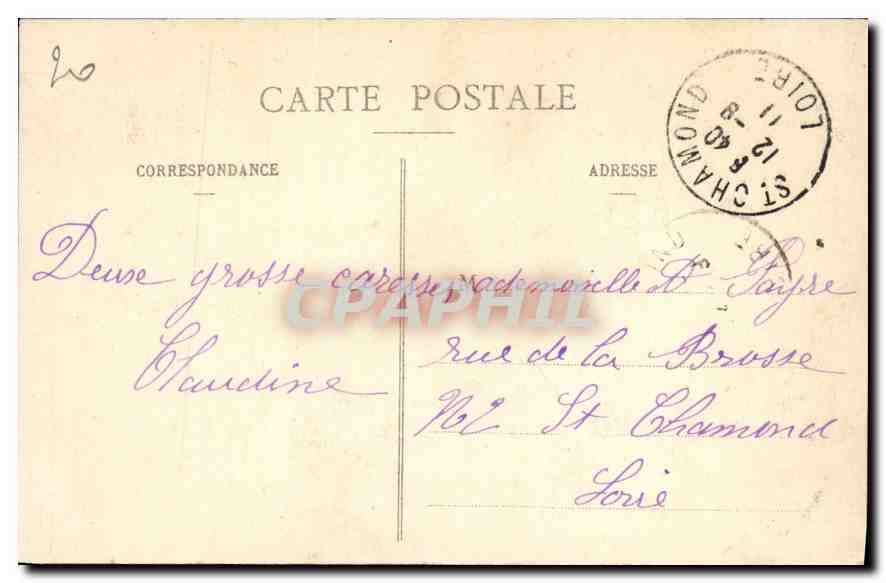 CPA Saint Jean de Luz La Maison Louis XIV — Verso