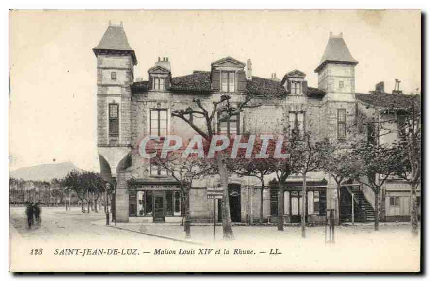 CPA Saint Jean de Luz Maison Louis XIV et la Rhune