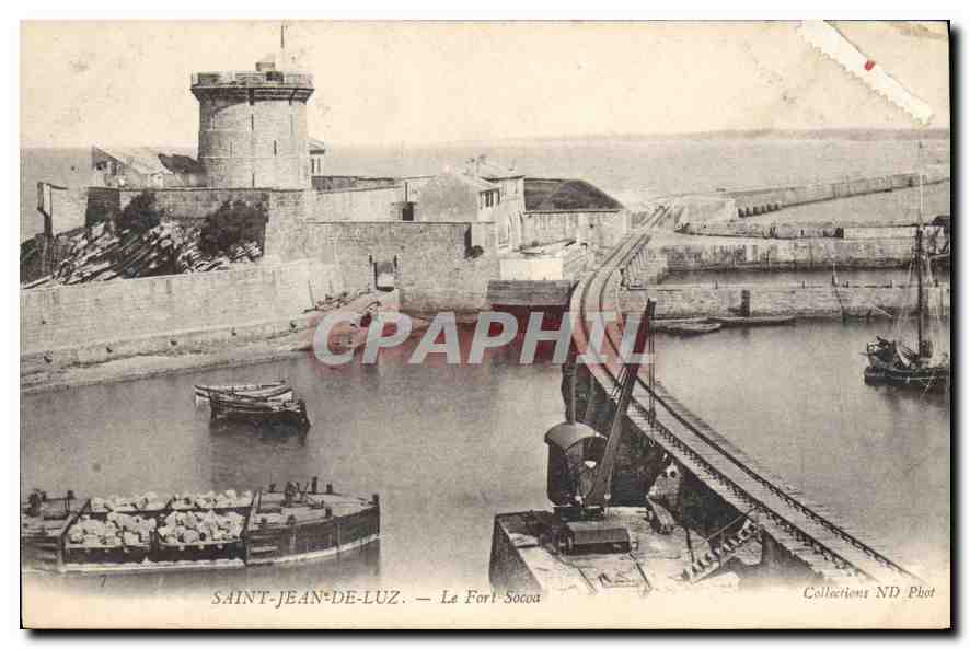 CPA Saint Jean de Luz Le Fort Socoa