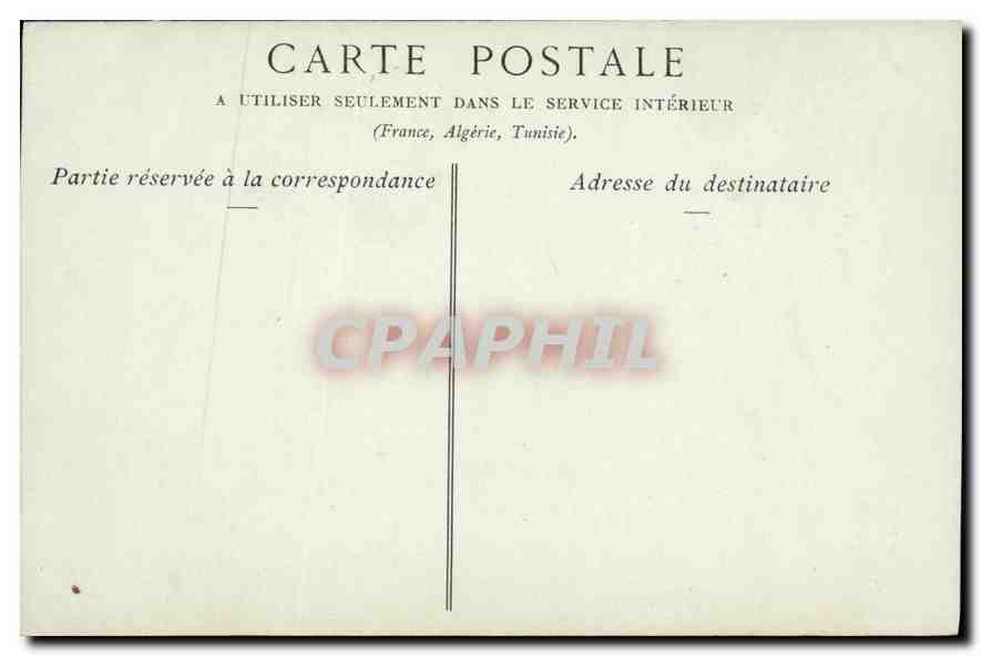 CPA Saint Jean de Luz Le Fort Socoa — Verso