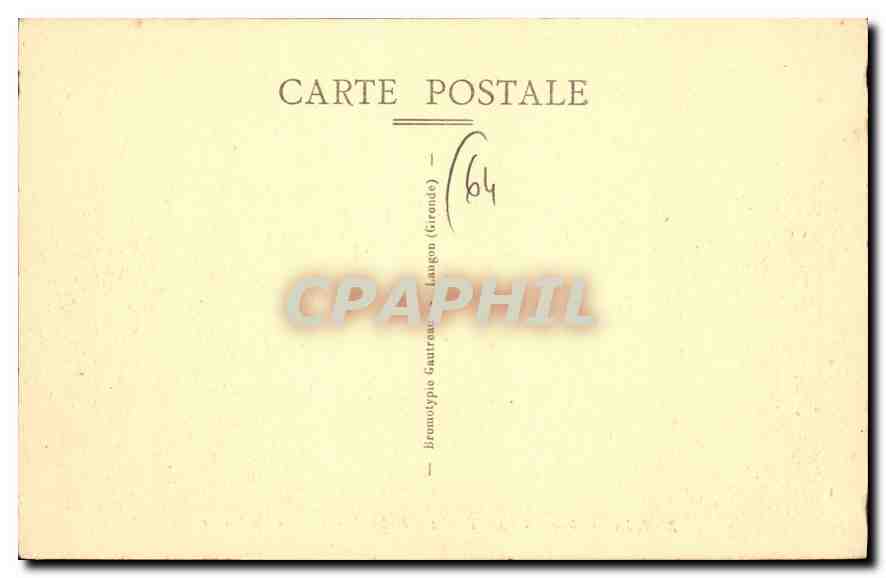 CPA Saint Jean de Luz La Cote basque Vallee de la Nivelle — Verso